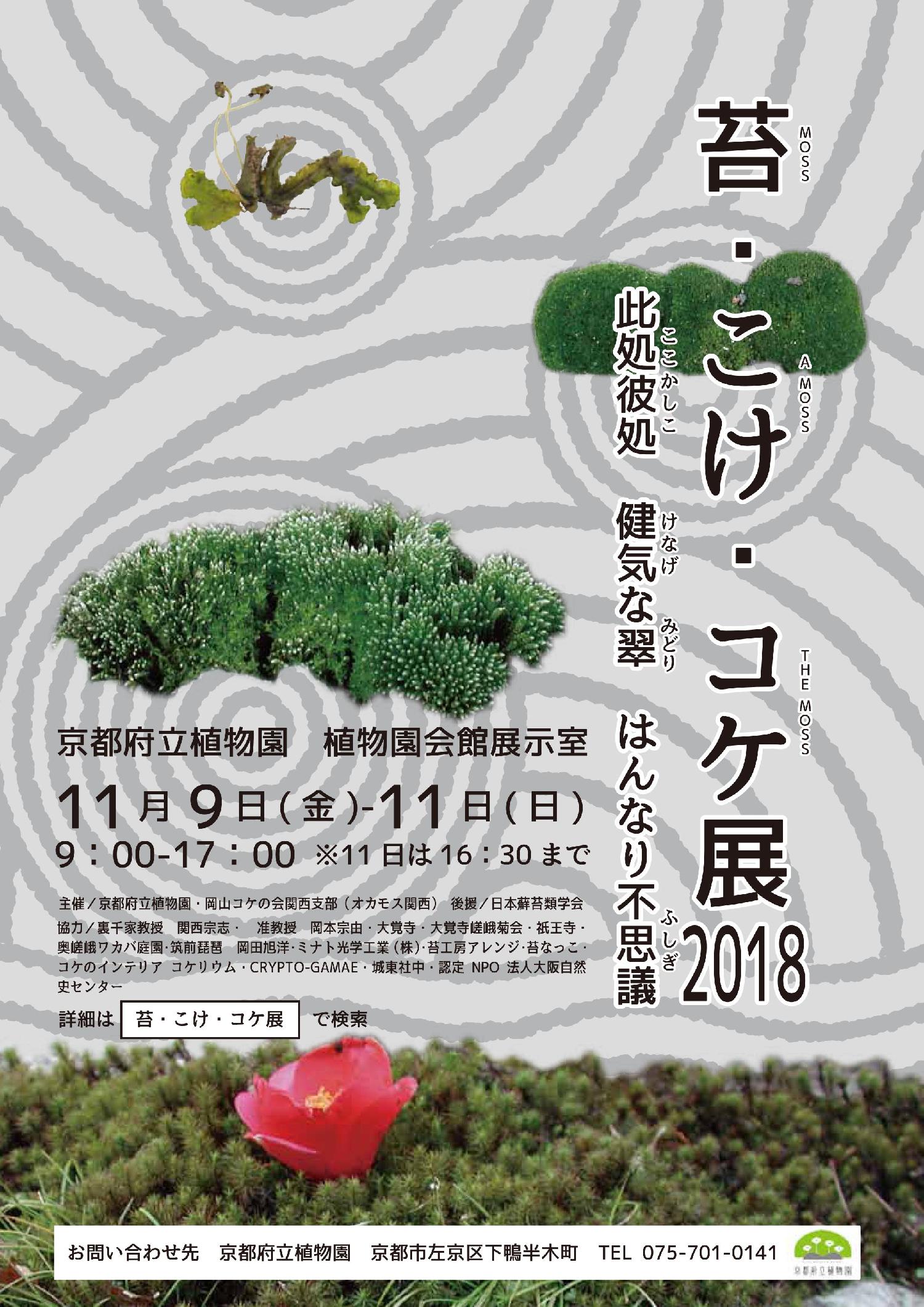 苔・こけ・コケ展　2018